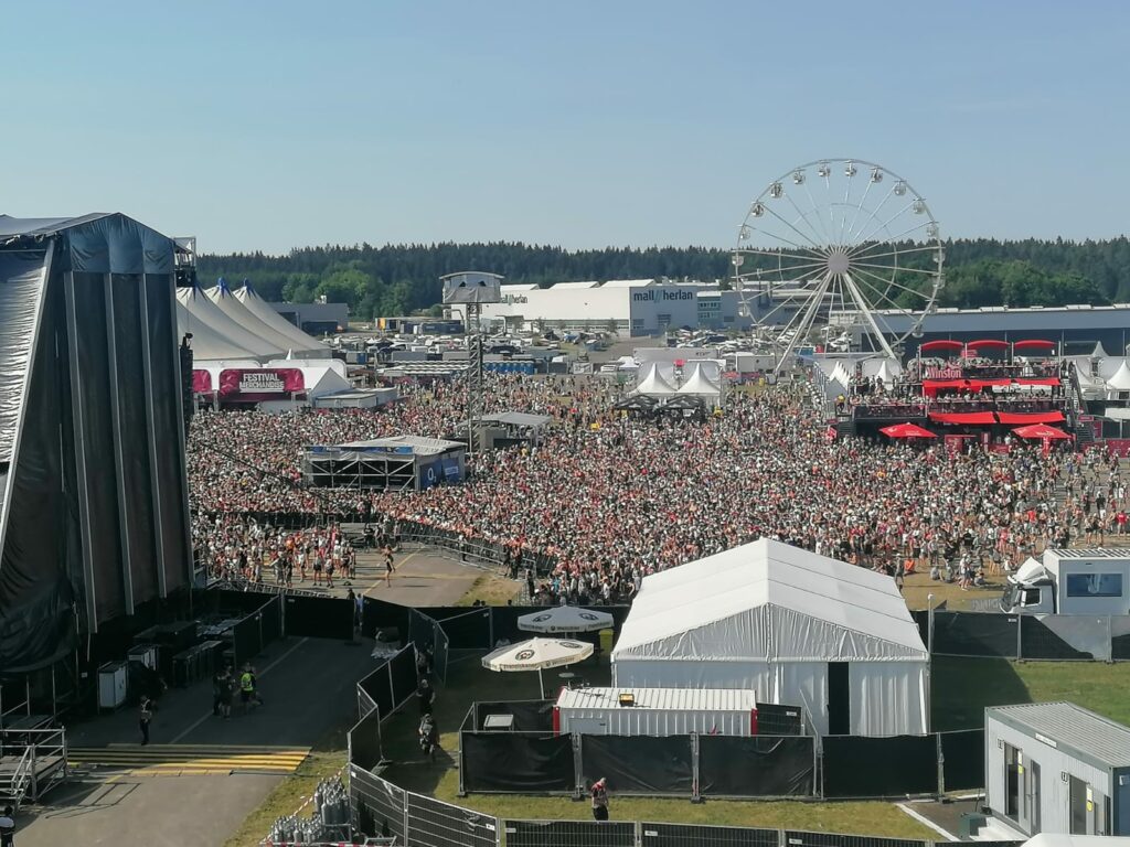 Musikfestival Southside in der Gemeinde Neuhausen ob Eck